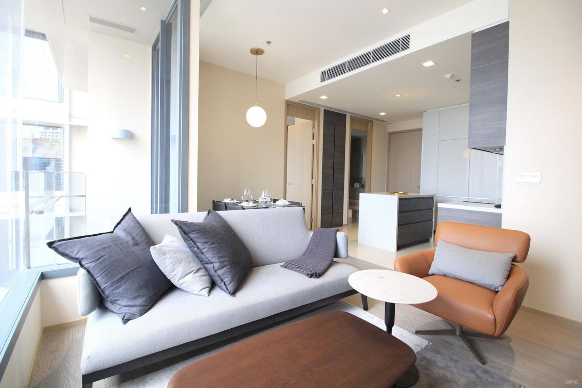 ให้เช่าคอนโดสุขุมวิท อโศก ทองหล่อ : For Rent The Esse Asoke 2beds size 75 sq.m. F/F Ready to move in