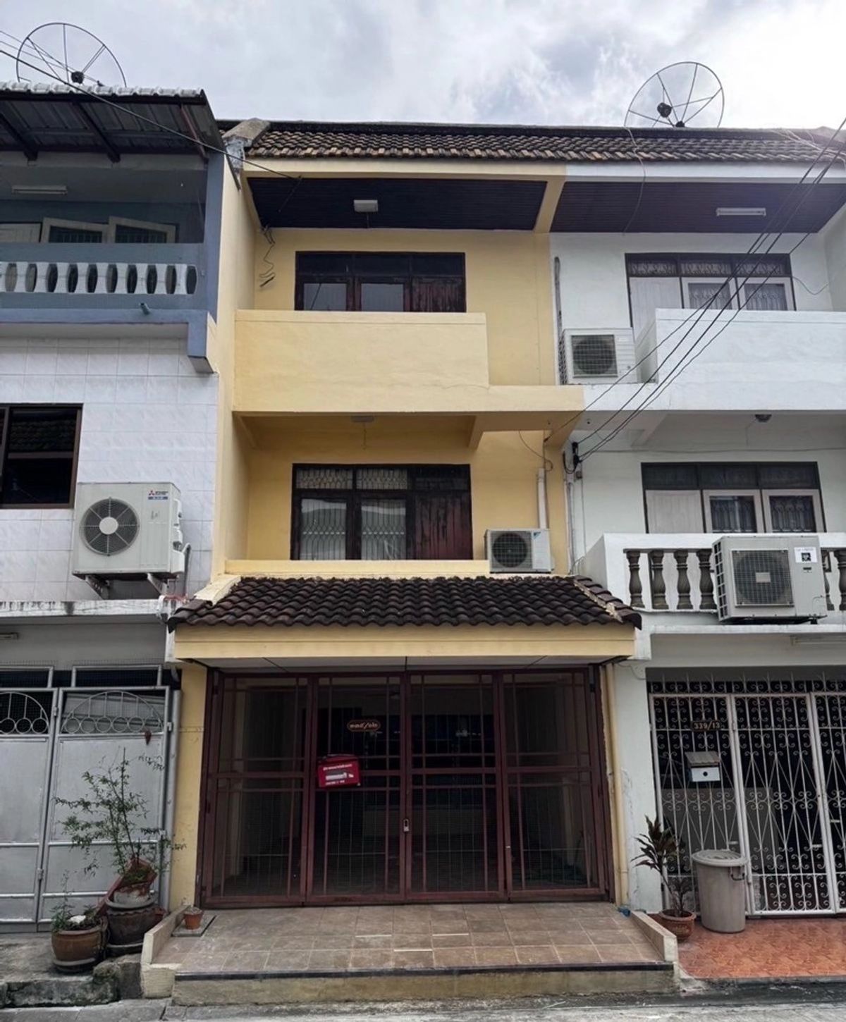 For RentTownhomeSukhumvit, Asoke, Thonglor : M1123 Rent a 3 -story townhouse, Sukhumvit 101/1
