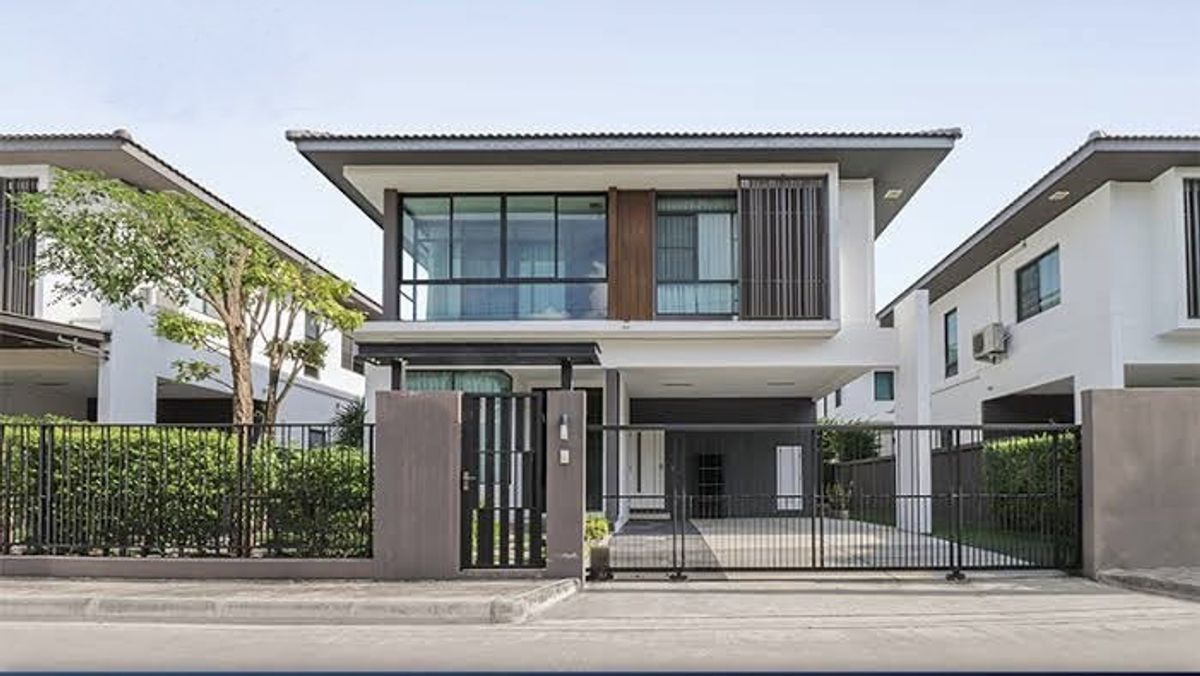 For RentHouseRama5, Ratchapruek, Bangkruai : single house with 3bedroom 3bathroom have A/C in every room on Chaiyaphruek Road