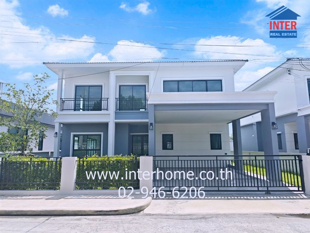 ขายบ้านนนทบุรี บางใหญ่ บางบัวทอง : บ้านเดี่ยว 2 ชั้น 75.9 ตร.ว. หมู่บ้านเดอะเกรท ไลฟ์ บางบัวทอง ถนนกาญจนาภิเษก ถนนวัดลาดปลาดุก บางบัวทอง นนทบุรี
