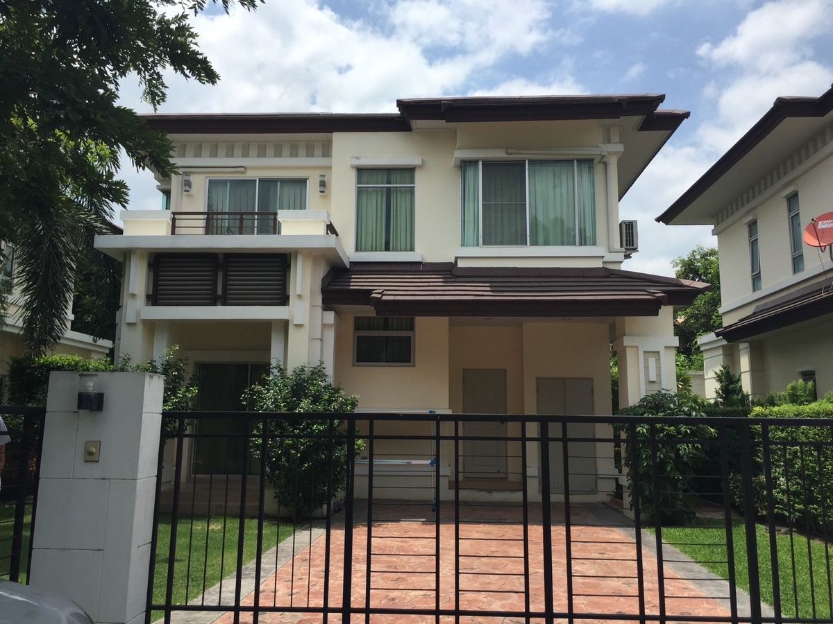 ขายบ้านรัตนาธิเบศร์ สนามบินน้ำ พระนั่งเกล้า : ขาย   บ้านเดี่ยว  2 ชั้น  The City Rattanathibet-Khaerai  ใกล้  MRT สะพานพระนั่งเกล้า 600 ม.