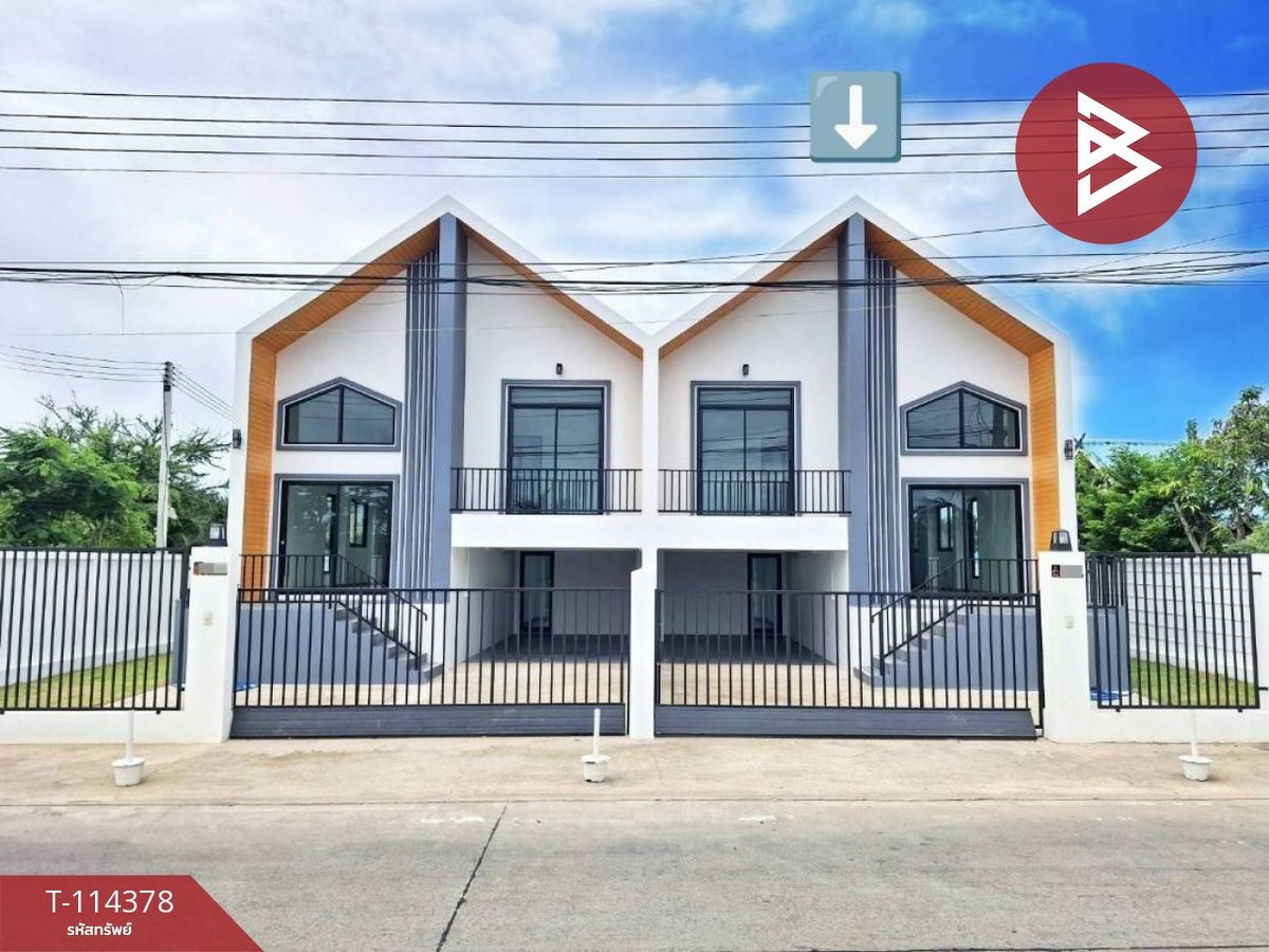 ขายบ้านมหาชัย สมุทรสาคร : ขายบ้านแฝด โครงการวิษณุบ้านสวยรวยทรัพย์ โครงการ 2 สมุทรสาคร