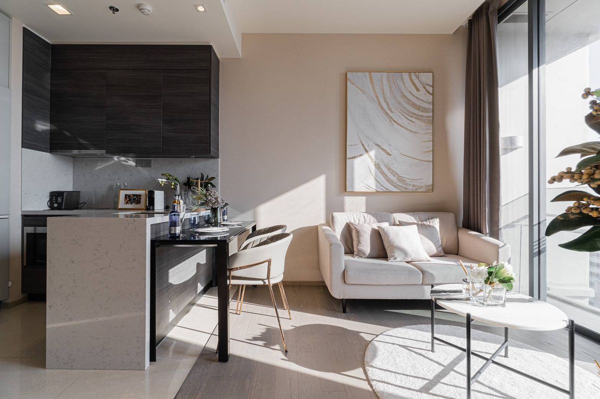 For SaleCondoSukhumvit, Asoke, Thonglor : The ESSE Asoke: Beautiful rooms decorated in the heart of Asoke.