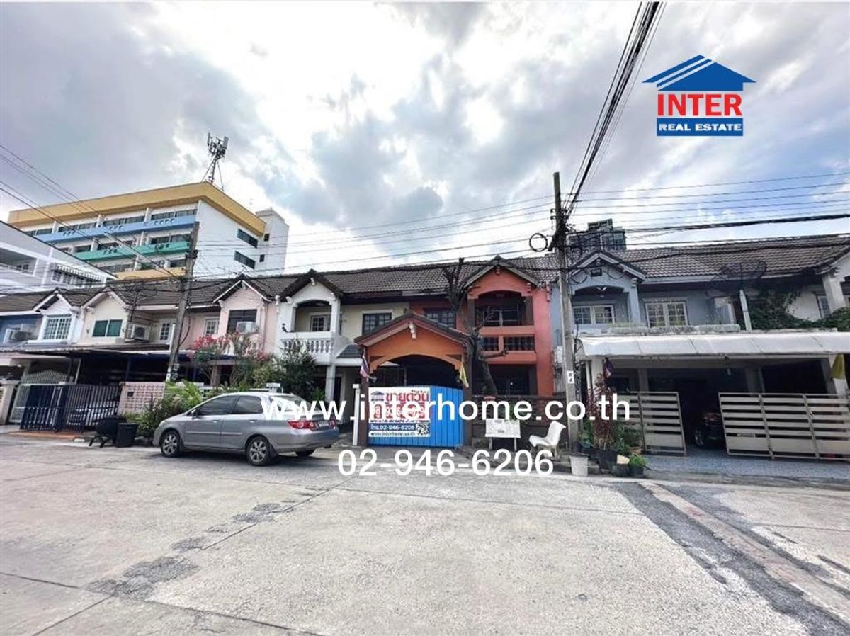 For SaleLandChaengwatana, Muangthong : 2 -story townhouse 25.5 sq.w. Village, Fah Luang Village Near Muang Thong Thani Soi Chaeng Watthana-Pak Kred 27 Chaeng Watthana Road, Tiwanon Road, Pak Kred, Nonthaburi