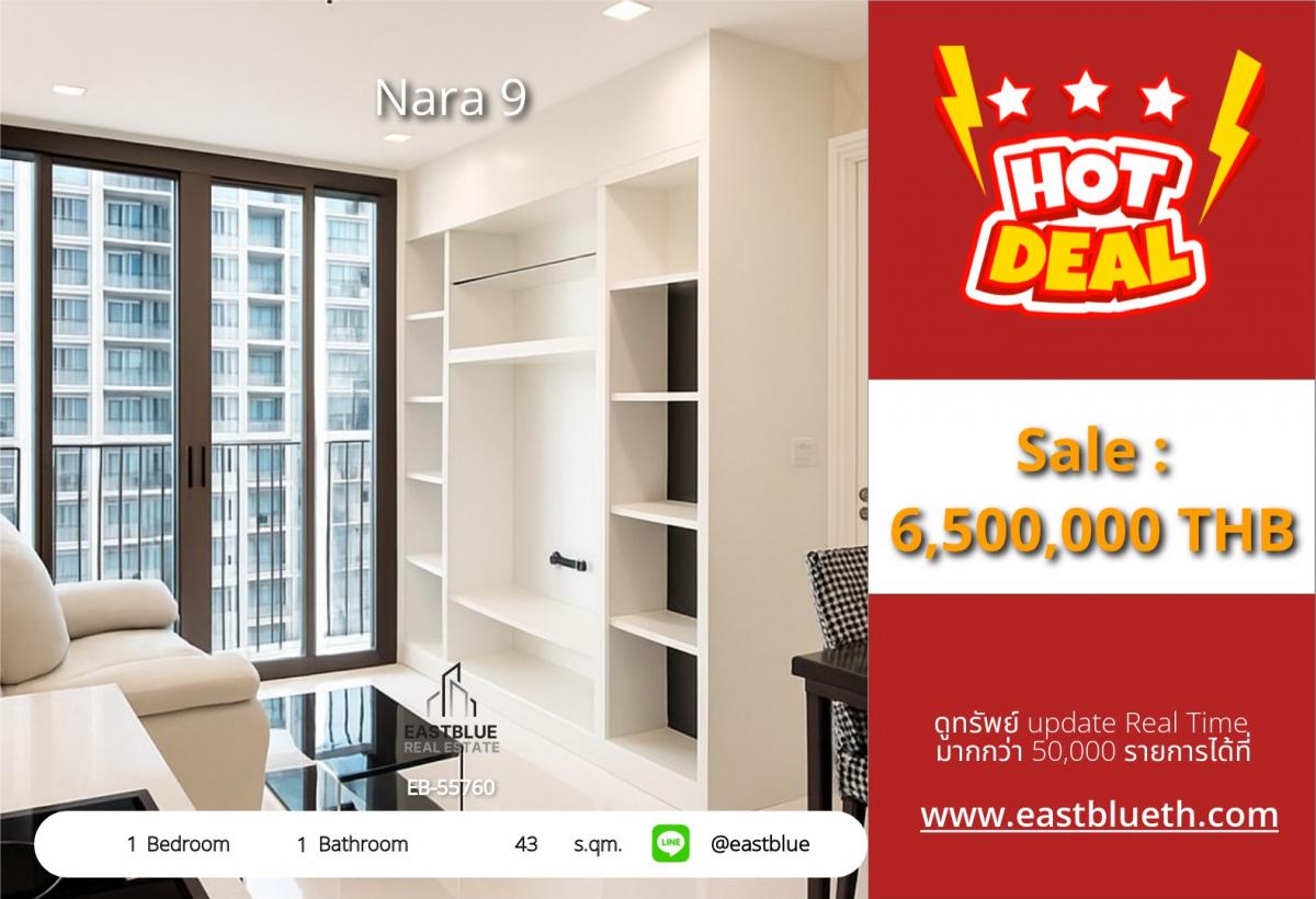 ขายคอนโดสาทร นราธิวาส : 28/01/2026, รวมค่าโอนคอนโดสวยใจกลางชองนนทรี 43 ตร.ม. ราคา 6.5 ล้าน 
ใกล้ BTS / MRT แบ้งคอกซิตี้ ทาวเวอร์ พร้อมสิ่งอำนวยความสะดวกครบครัน!