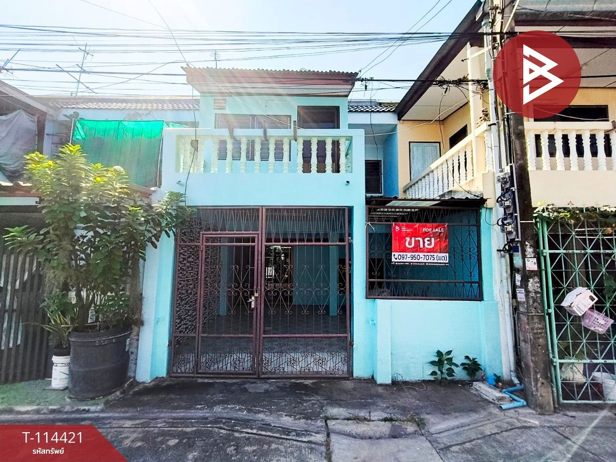 ขายทาวน์โฮมสมุทรปราการ สำโรง : ขายทาวน์เฮ้าส์ หมู่บ้านศิริสุข บางเมือง สมุทรปราการ