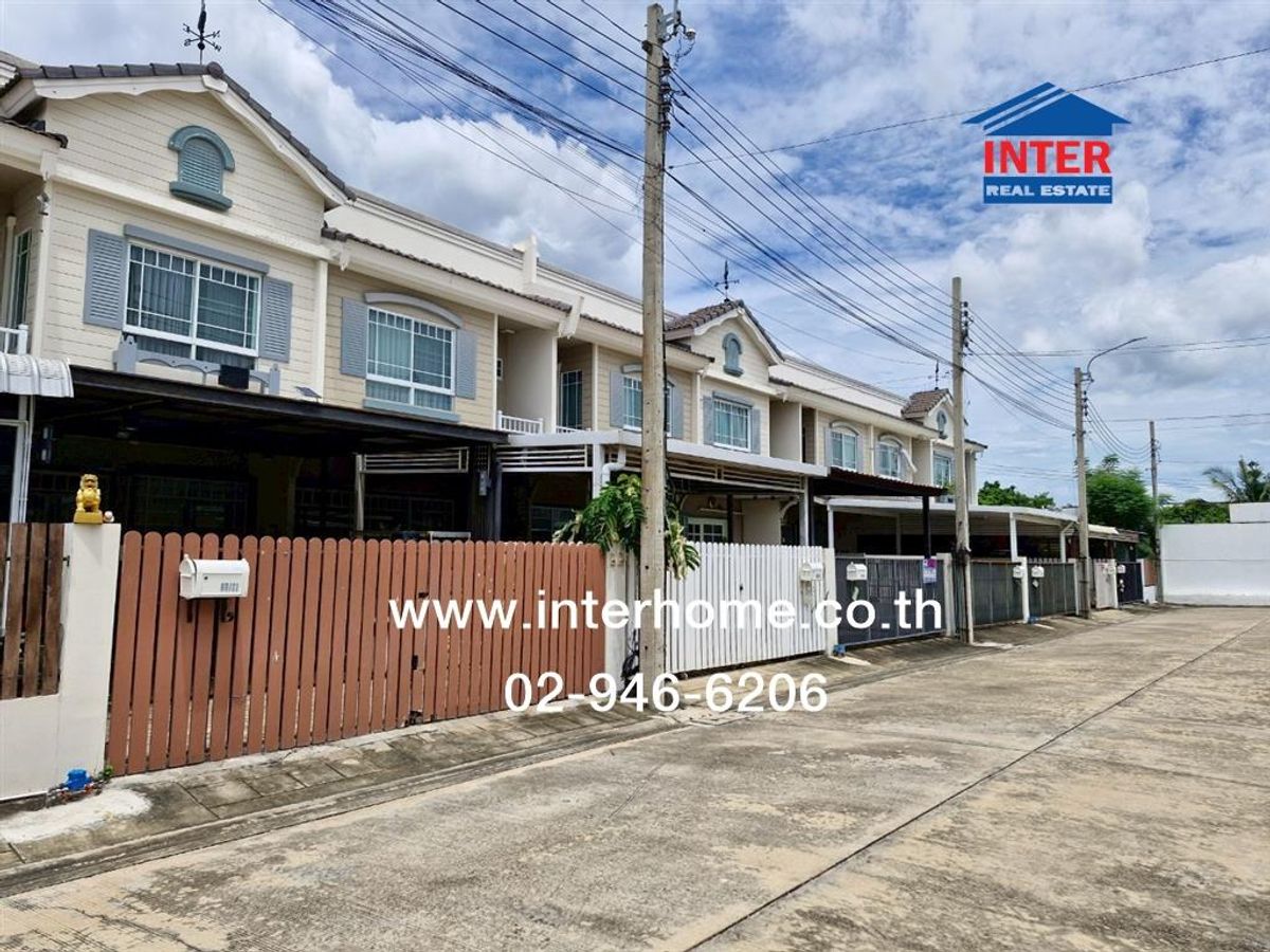 For SaleTownhomeNonthaburi, Bang Yai, Bangbuathong : 2 -story townhome, 21 sq.w., Indie Village, Bang Yai Soi Kaew -in 6 Kanchanaphisek Road Kaew In Road, Bang Yai, Nonthaburi