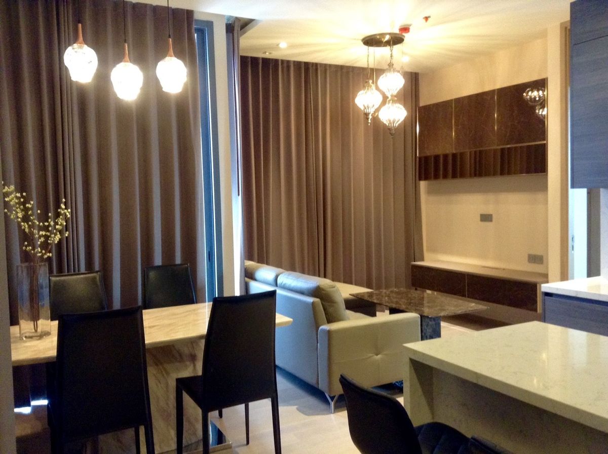 For RentCondoSukhumvit, Asoke, Thonglor : High floor 2 bed 2 bath 75 sqm condo at The ESSE Asoke for rent 70,000THB per month, Sukhumvit soi 21, Asoke BTS station