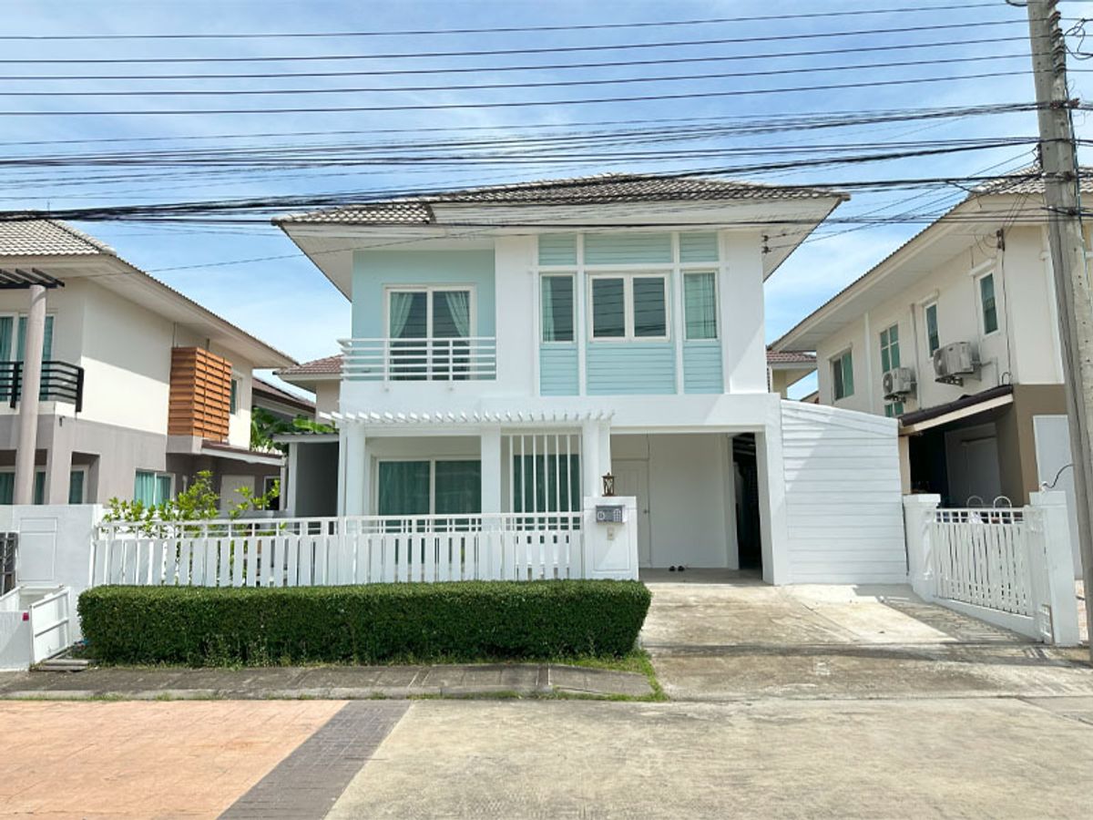 For RentHouseBangna, Bearing, Lasalle : Detached house for rent. Pruksatown Natura Nexts Mega Bangna