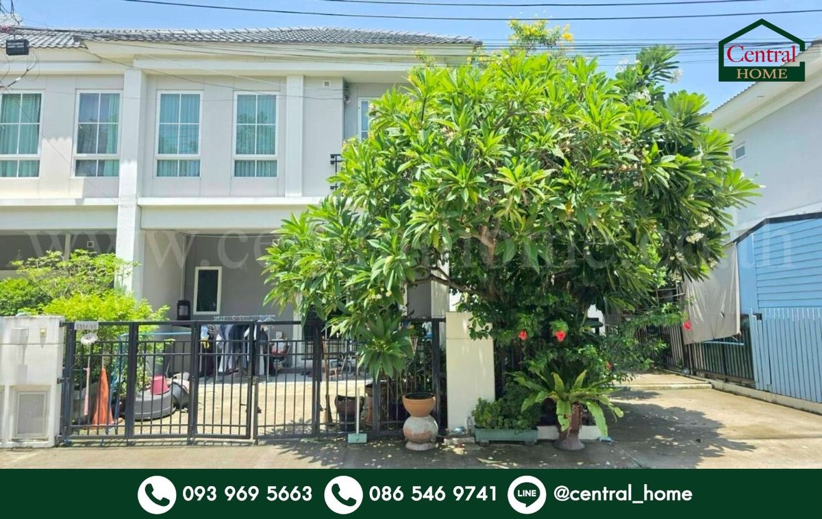 For SaleTownhome : ทาวน์โฮม เดอะ คอนเนค บางนา - สุวรรณภูมิ หลังมุม หน้าสวนสโมสร
