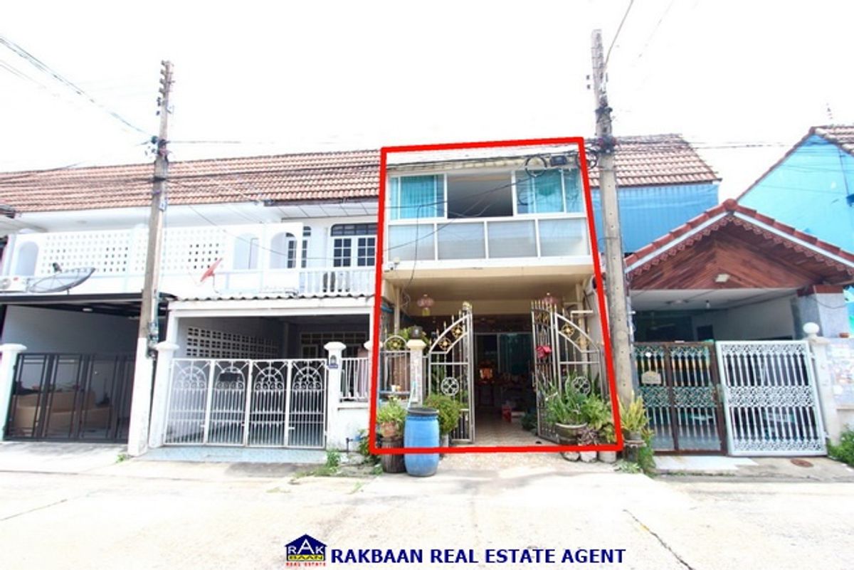 For SaleTownhomePathum Thani,Rangsit, Thammasat : Townhouse for sale Rattanchai Willa 3 Soi Piernon, Lam Luk Ka, 19.8 sq.w., 3 bedrooms, 2 bathrooms