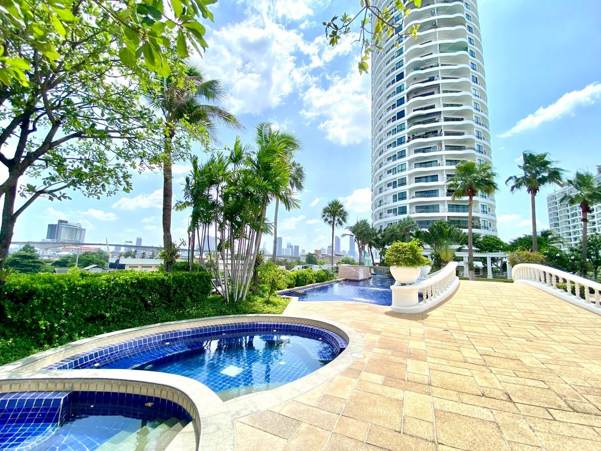 For SaleCondoRama3 (Riverside),Satupadit : Condo for sale, Supalai Casa Riva Fronte 2, size 125.24 sq.m., 2 bedrooms, 2 bathrooms, 5th floor