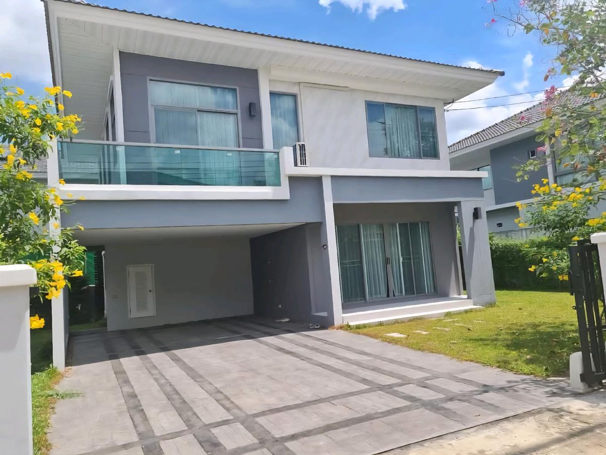 For RentHousePattanakan, Srinakarin : Rent a 2 -story house, 75 sq.w., in Rama 9, Bangkok.