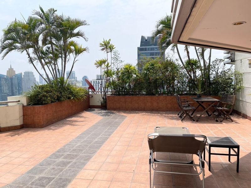 For SaleCondoNana, North Nana,Sukhumvit13, Soi Nana : Hight floor Large 2 Bedrooms with terrasse U5570937