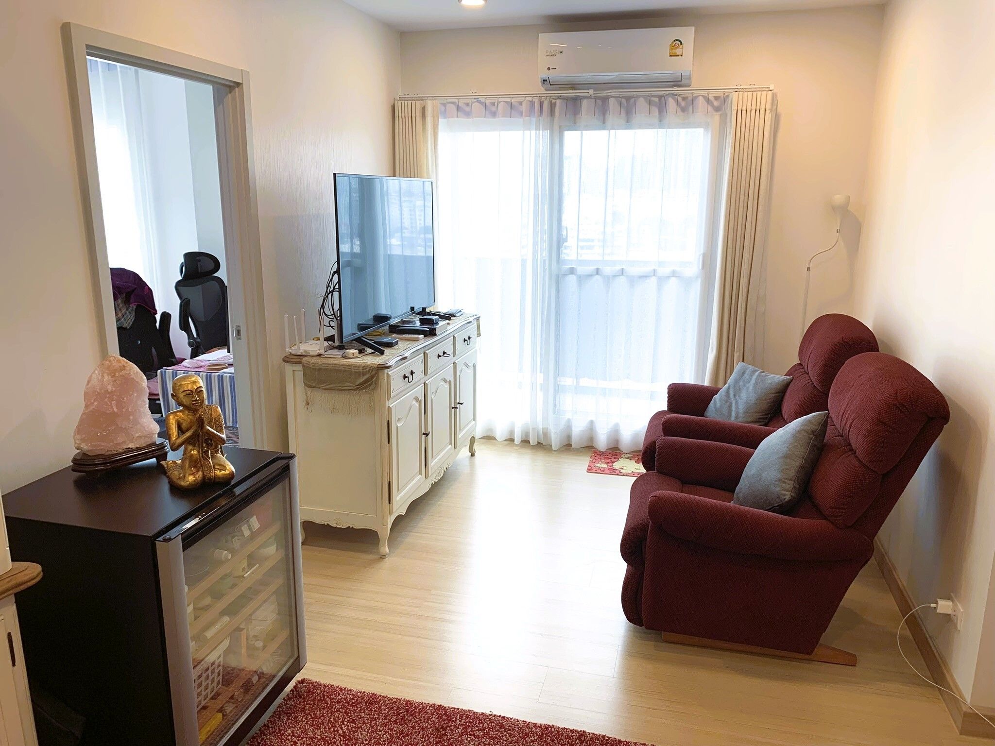 For SaleCondoRamkhamhaeng, Hua Mak : 0 Meter to MRT - 2 Bed/2 Bath Condo - low floor/east facing U1710500