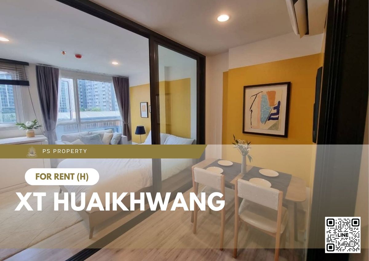 ให้เช่าคอนโดรัชดา ห้วยขวาง : ให้เช่า ✨ XT HUAIKHWANG ✨ เฟอร์นิเจอร์ และ เครื่องใช้ไฟฟ้าครบ ใกล้ MRT ห้วยขวาง