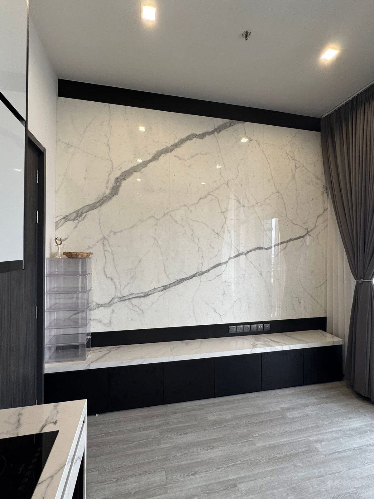 For RentCondoOnnut, Udomsuk : For rent 📍 THE LINE Sukhumvit 101 📍 Fully furnished and equipped with electrical appliances, near BTS Punnawithi