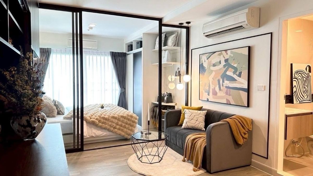 For SaleCondoRatchadapisek, Huaikwang, Suttisan : Hot Deal 🔥 Fuse Sutthisan Ratchada 35 SQ.M 1 Bed 1 Bath only 2.99 MB !!
