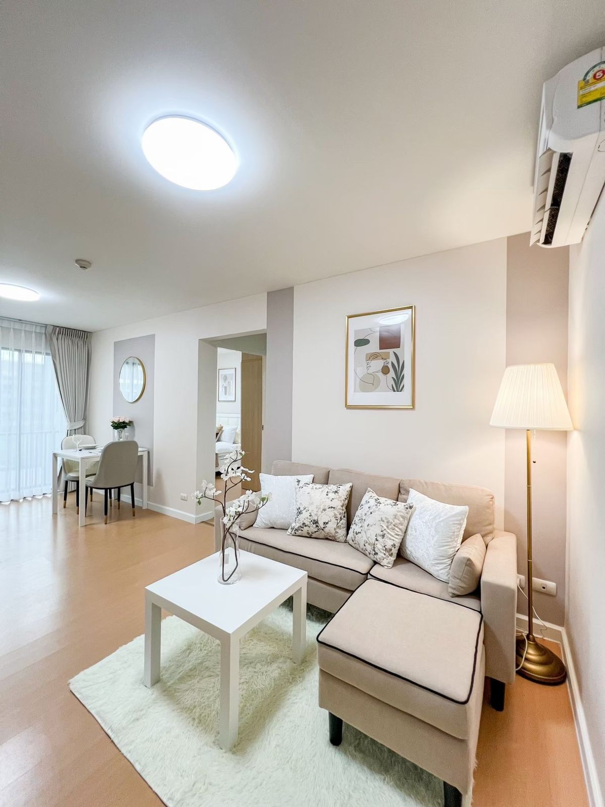 For SaleCondoBangna, Bearing, Lasalle : 💖 Sell icon, Sukhumvit 105, 2 bedrooms, 2 bathrooms, easy to travel, near the BTS BTS, beautiful decoration, ready to move in. The tone tone is livable. Have all the satisfaction as seen 🔥