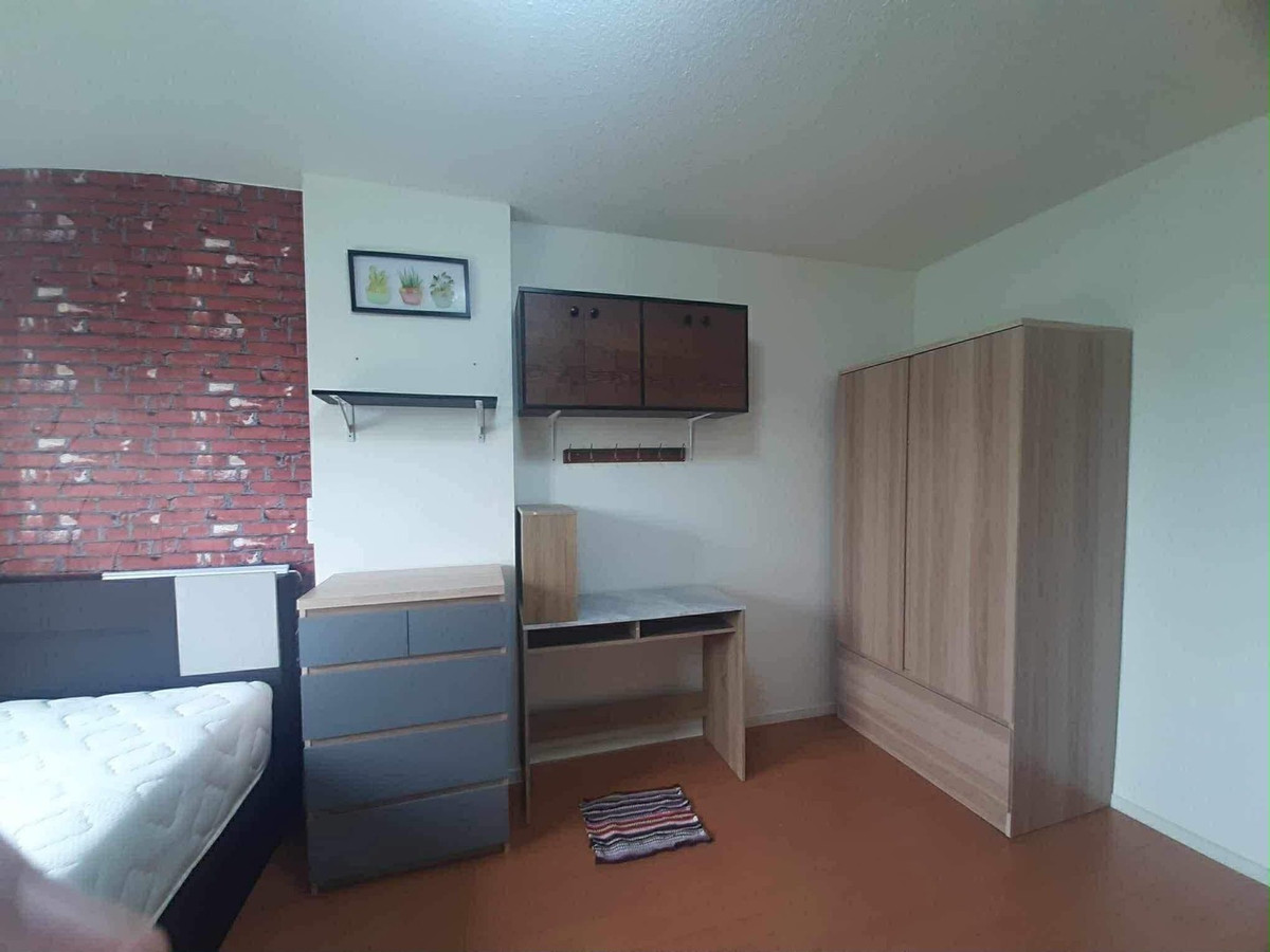 For SaleCondoLadkrabang, Suwannaphum Airport : Sell ​​Lumpini Condo Town Romklao-Suvarnabhumi, fully decorated with the largest room