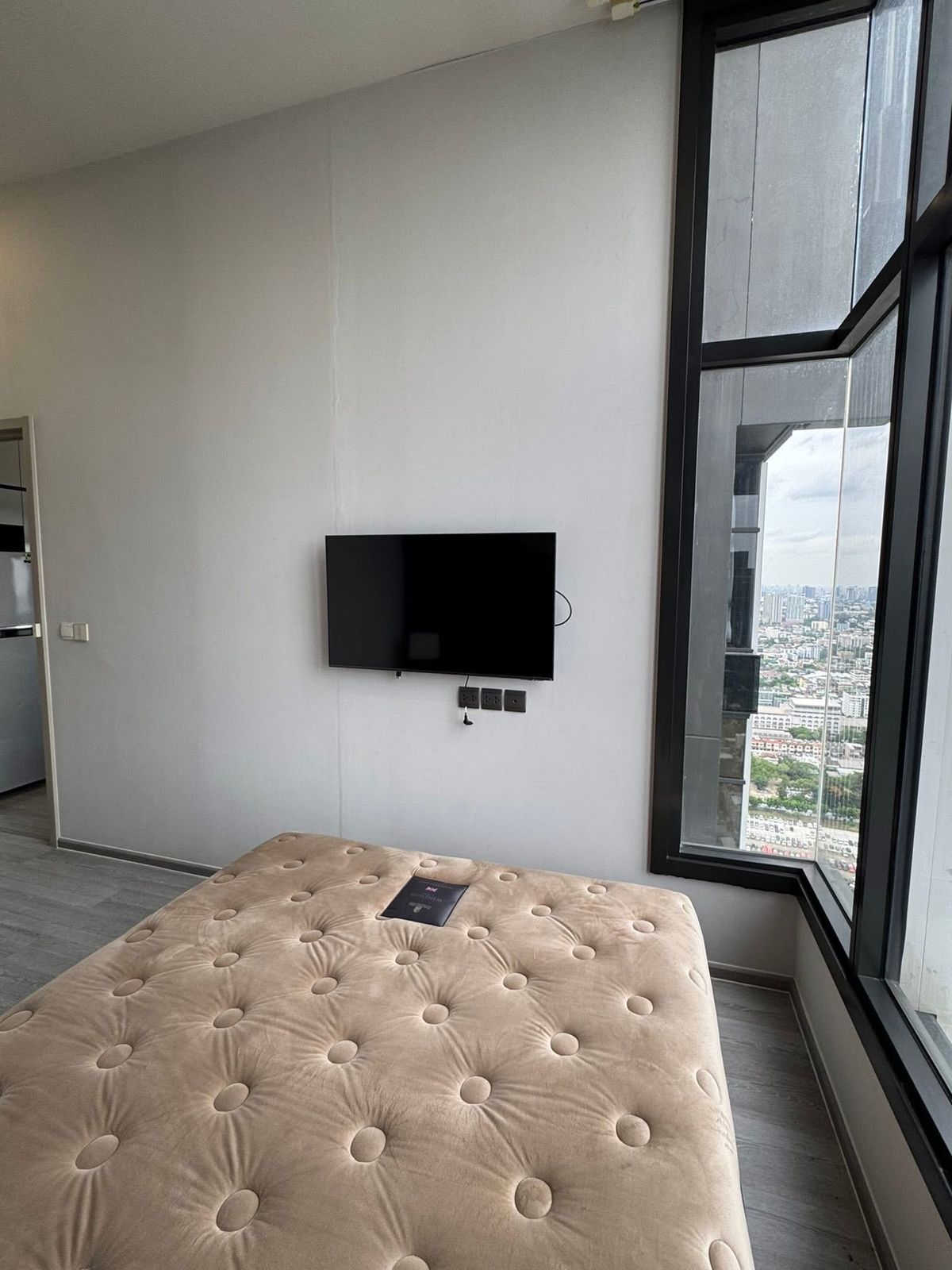 For RentCondoOnnut, Udomsuk : For rent 📍 THE LINE Sukhumvit 101 📍 Fully furnished and equipped with electrical appliances, near BTS Punnawithi