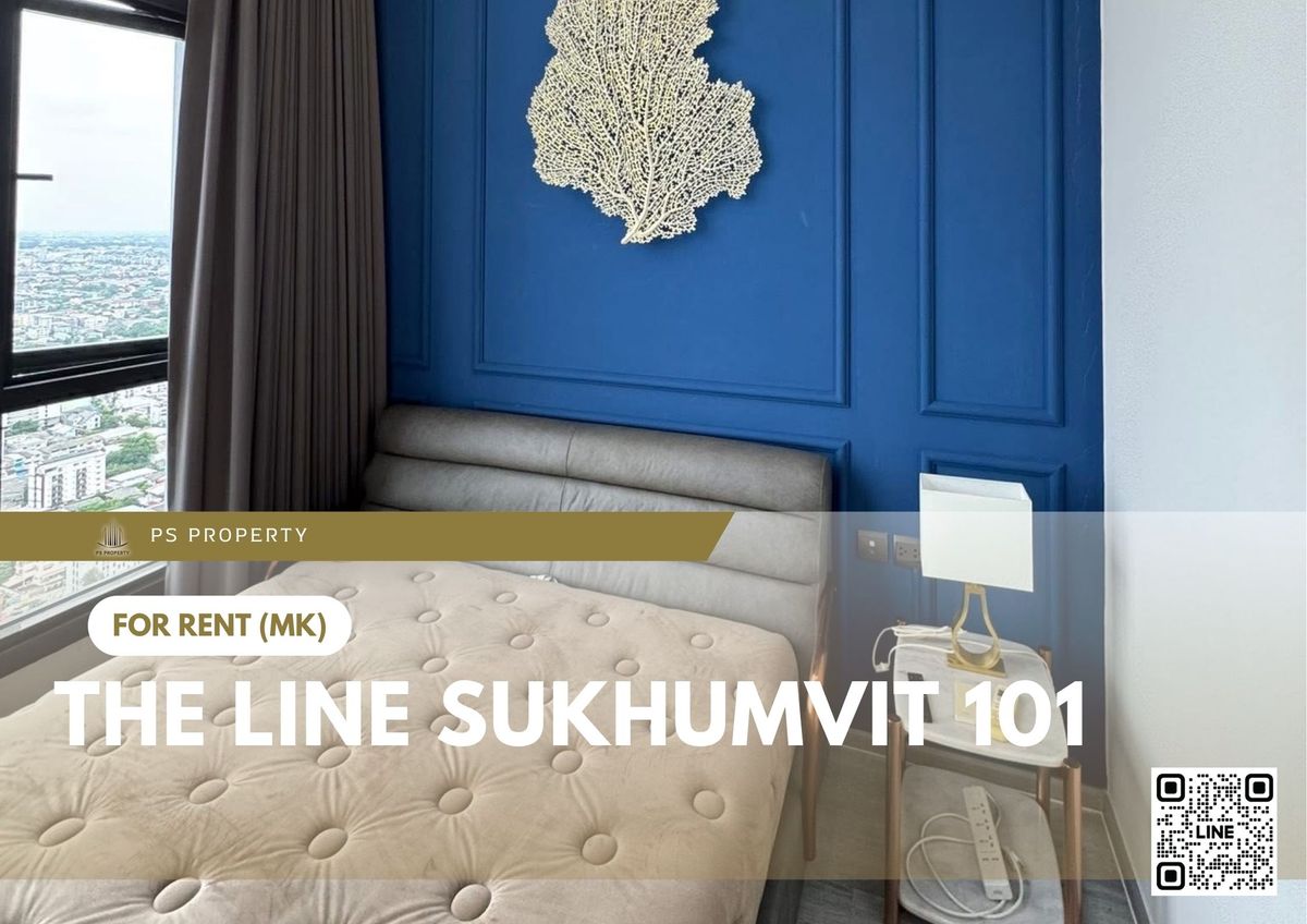 ให้เช่าคอนโดอ่อนนุช อุดมสุข : ให้เช่า 📍 THE LINE Sukhumvit 101 📍 เฟอร์นิเจอร์ และ เครื่องใช้ไฟฟ้าครบ ใกล้ BTS ปุณณวิถี
