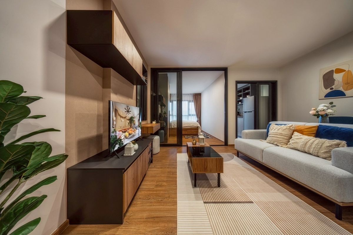 For SaleCondoLadprao, Central Ladprao : 𝑻𝒉𝒆 𝑳𝒊𝒏𝒆 𝑽𝒊𝒃𝒆 – Spacious 1-Bedroom Unit starting from 𝟒.𝟬𝟗 MB Guaranteed maximum discounts + VIP-level service 📱092-8088899*