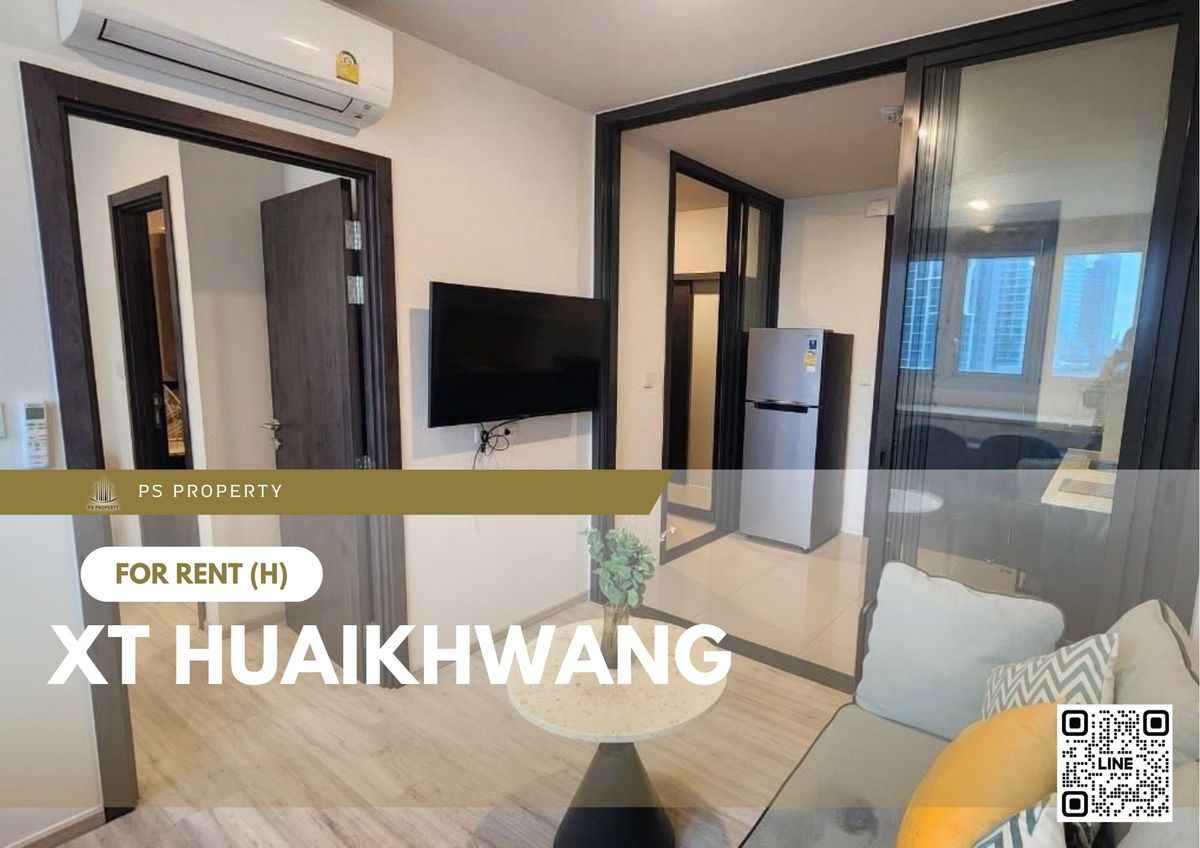 ให้เช่าคอนโดรัชดา ห้วยขวาง : ให้เช่า 📍 XT HUAIKHWANG 📍 เฟอร์นิเจอร์ และ เครื่องใช้ไฟฟ้าครบ ใกล้ BTS ห้วยขวาง
