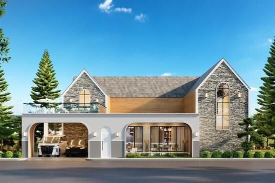 ขายบ้านพัทยา บางแสน ชลบุรี สัตหีบ : ขาย วิลล่า 4 ห้องนอน ในโครงการ Baan Mae Bibury Phase 2 U5379046