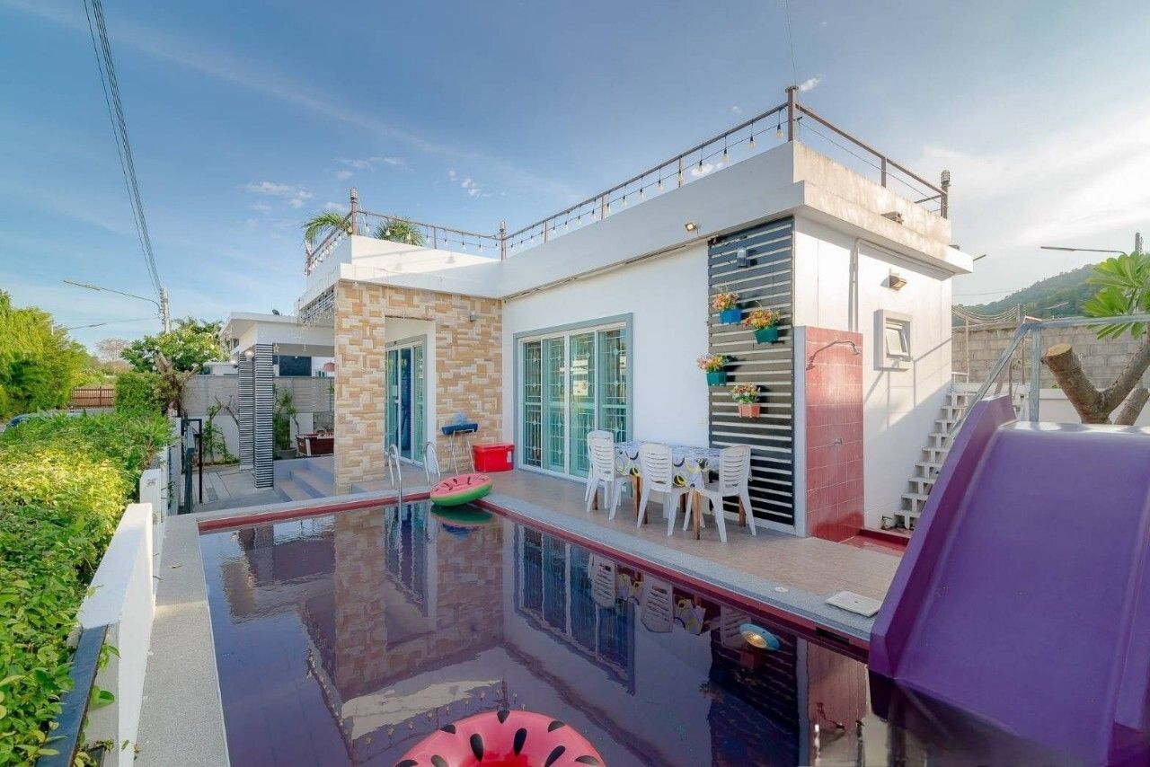 ขายบ้านหัวหิน ประจวบคีรีขันธ์ : Lovely Pool Villa with 2 Bedrooms and 2 Bathrooms U1915451