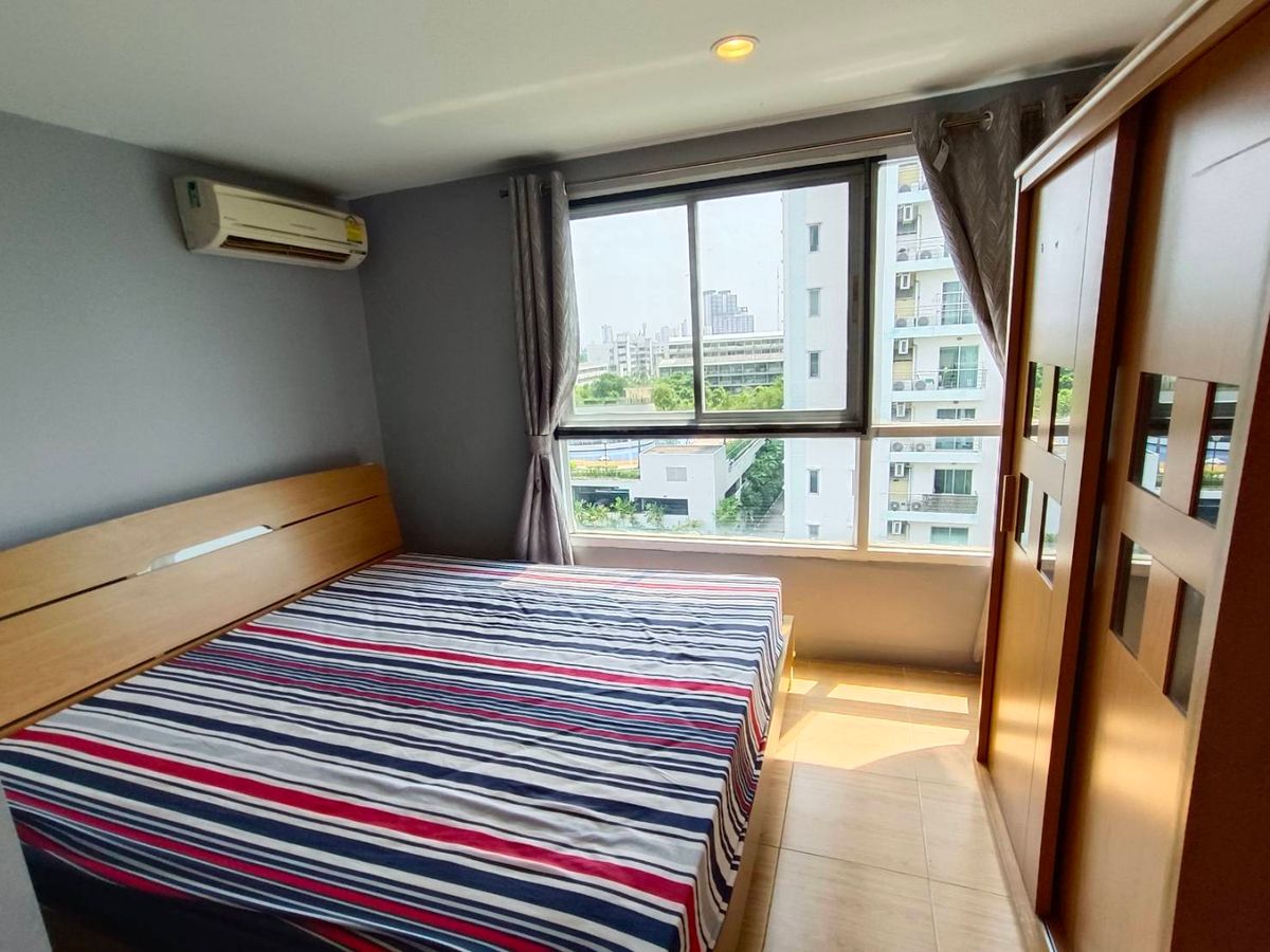 For RentCondoKaset Nawamin,Ladplakao : Does not affect the earthquake for rent, cool breeze, not blocking the condo, Prem Siri Boutique Park, near BTS, Kasetsart University Station and Sena Station.