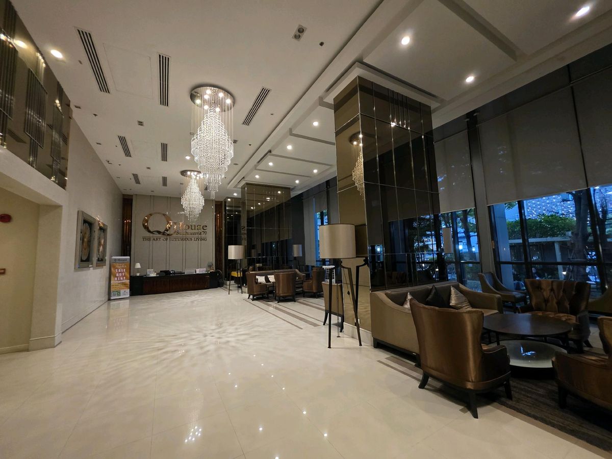ให้เช่าคอนโดอ่อนนุช อุดมสุข : [RENT] Q House Condo หรูหรา สะดวก Sukhumvit 79 BTS อ่อนนุช 200m 2 ห้องนอน วิวสวย เฟอร์ครบ พร้อมเข้าอยู่📞099 415 2664