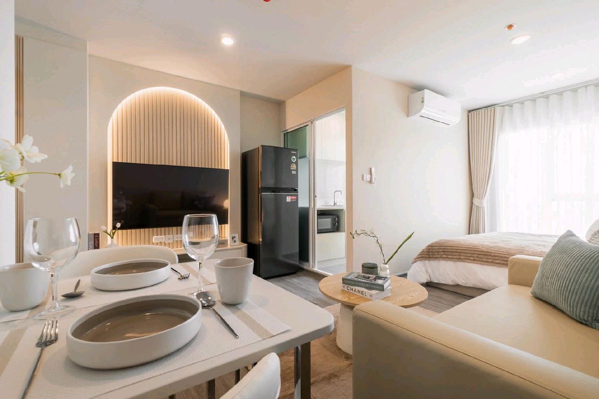 ให้เช่าคอนโดบางนา แบริ่ง ลาซาล : ให้เช่า Regent Home Bangna
ห้องใหม่มือ1 บิ้วอินจัดเต็ม