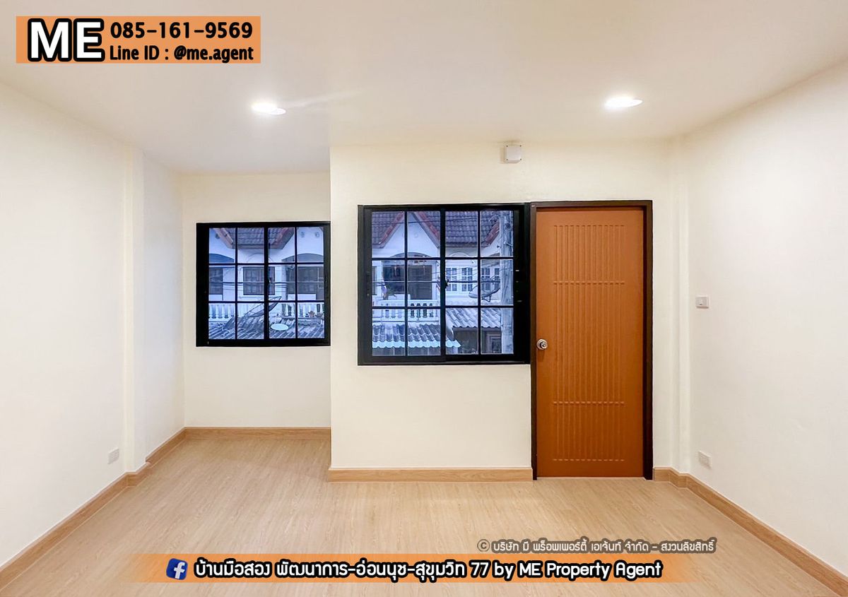 For SaleTownhomePattanakan, Srinakarin : 🔶Sale Townhouse On Nut 44  near BTS On Nut, MRT Srinakarin Tel 085-161-9569 (TE23-17)🔶