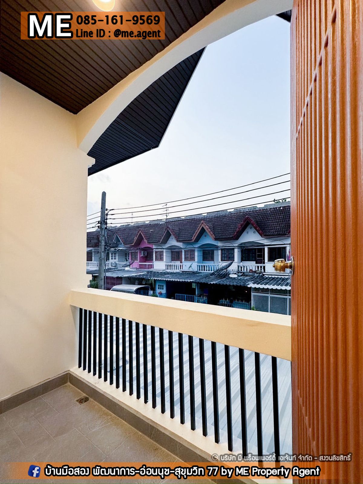 For SaleTownhomePattanakan, Srinakarin : 🔶Sale Townhouse On Nut 44  near BTS On Nut, MRT Srinakarin Tel 085-161-9569 (TE23-17)🔶