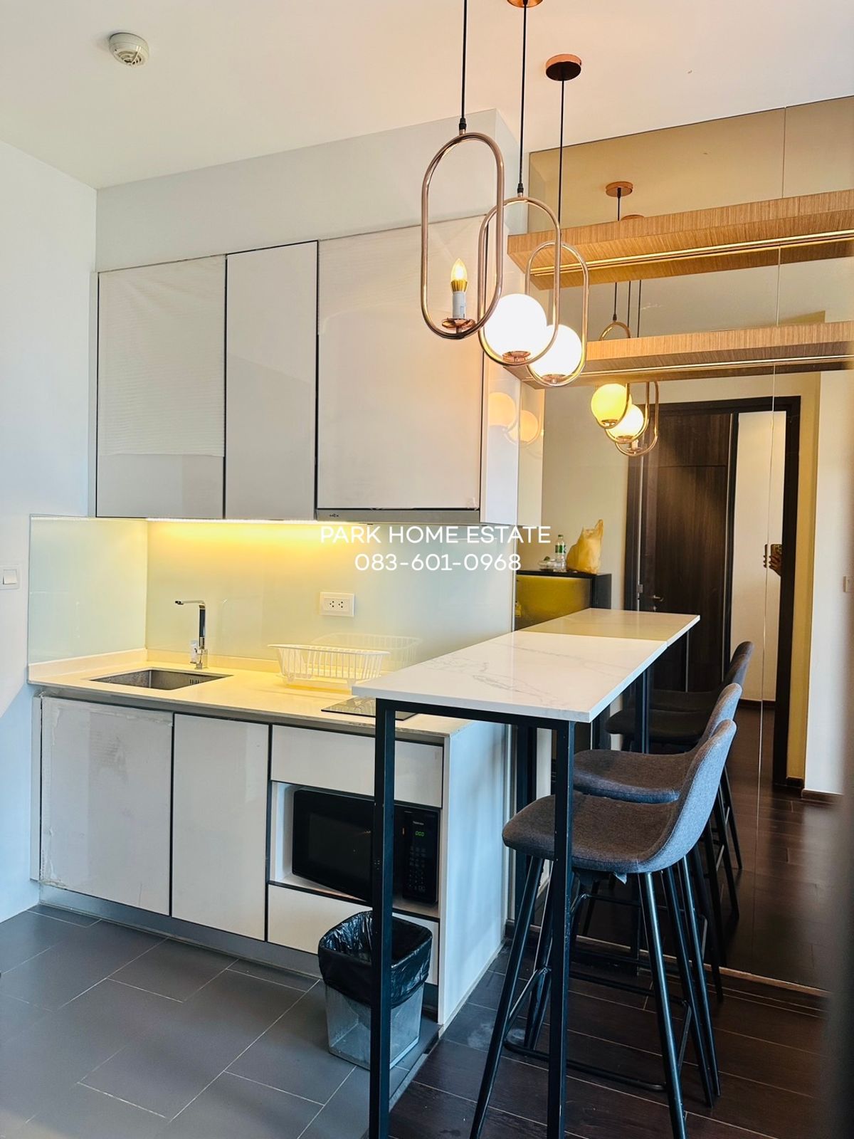 For RentCondoSukhumvit, Asoke, Thonglor : 📣 Ready to enter the beautiful decoration room ✨ C Ekkamai / 30 sq.m. 1 bedroom 📞 Line: @pukkhome (with @)