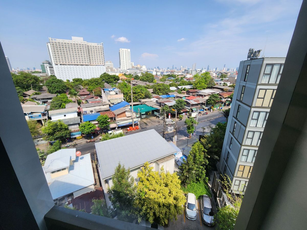 ให้เช่าคอนโดวงเวียนใหญ่ เจริญนคร : **สถานะตามภาพปก!! ว่างแล้ว ให้เช่า The Most อิสรภาพ** ชั้น 8 บนสุด พร้อมอยู่ ใกล้ศิริราช ท่าเรื่อวังหลัง ทิศดีมากๆ ไม่ร้อนครับ