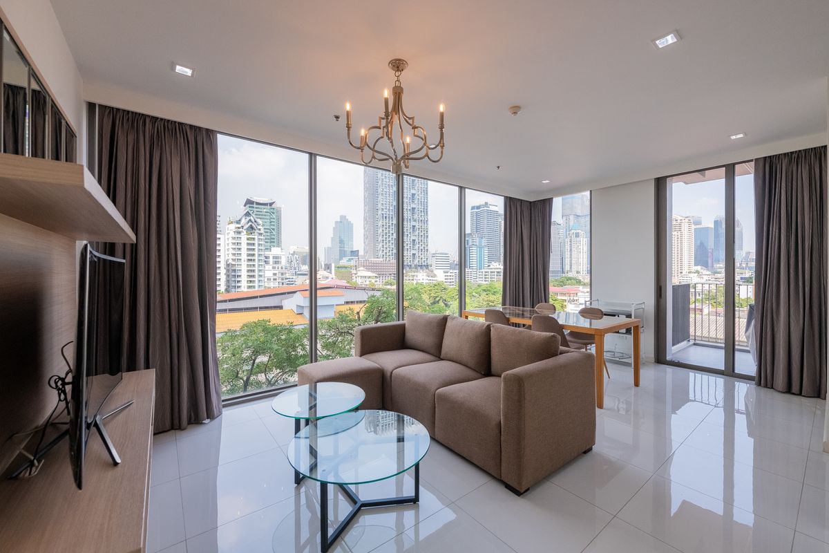 For RentCondoSathorn, Narathiwat : (For Rent) Nara 9 2 bedrooms near BTS BTS Chong Nonsi, MRT Lumphini