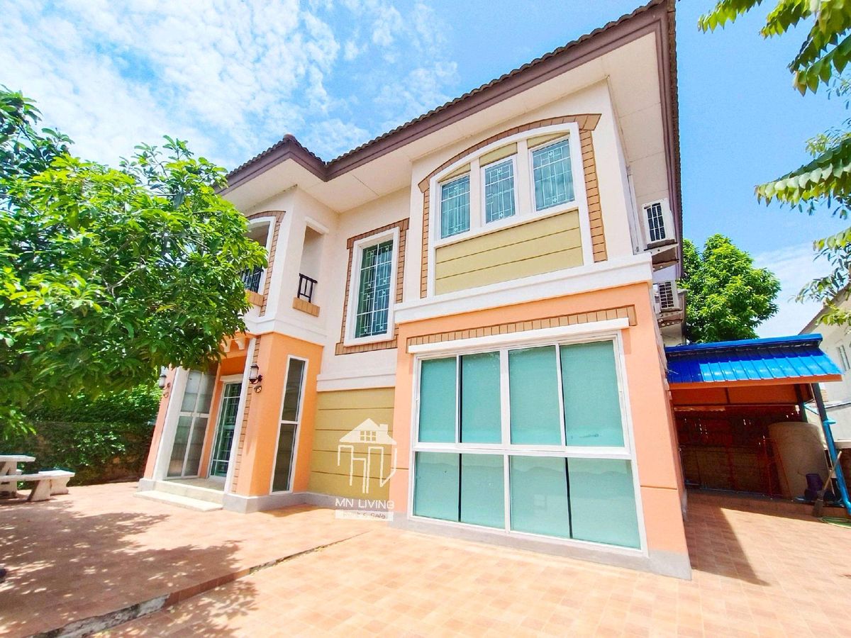 ให้เช่าบ้านสมุทรปราการ สำโรง : ให้เช่าบ้านเดี่ยว โครงการ ภัสสร 28 กิ่งแก้ว-หนามแดง  พร้อมเข้าอยู่ บ้านสวยตรงปก