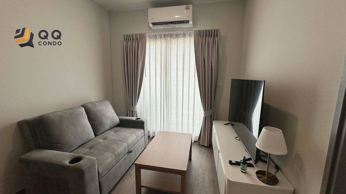 ให้เช่าคอนโดท่าพระ ตลาดพลู วุฒากาศ : 🔥ให้เช่า Rich Point @BTS Wutthakat 🔥- 30 ตร.ม. 1Bed  พร้อมเฟอร์ ติด BTS วุฒากาศ 🚈