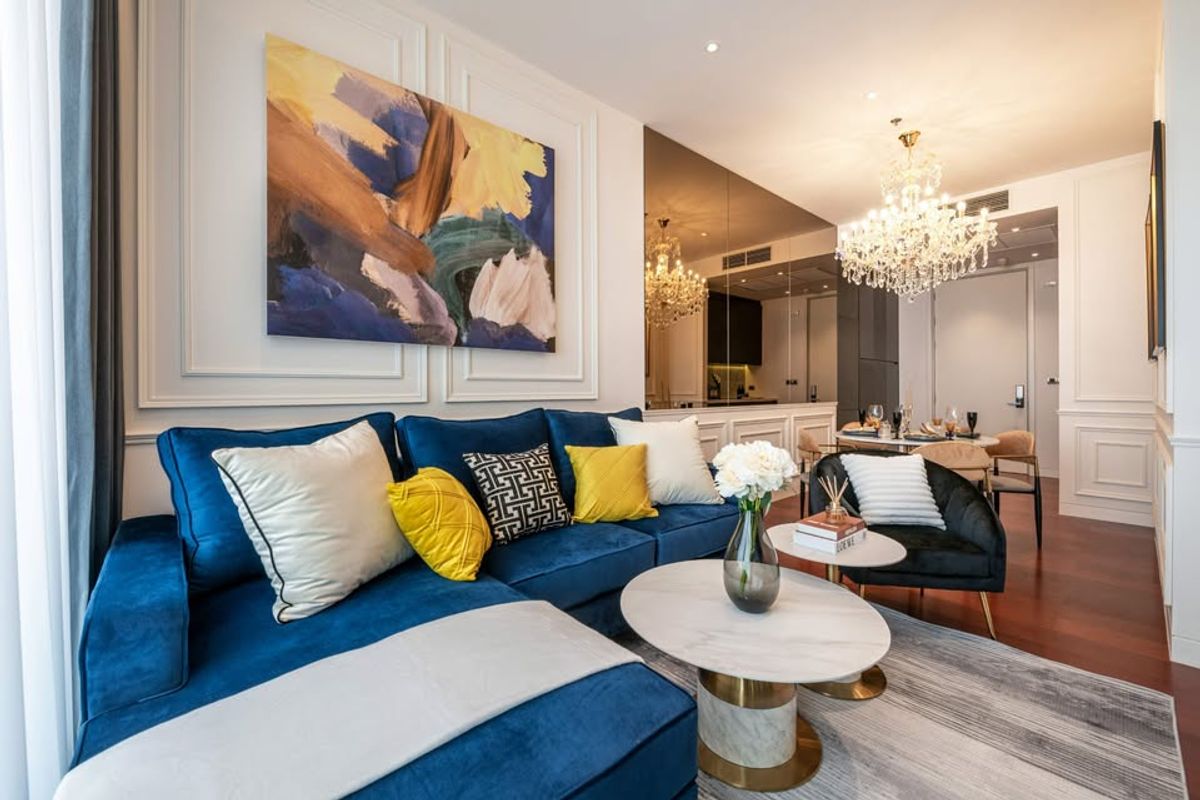 CondoSukhumvit, Asoke, Thonglor : ✨ The best of luxury! Condo KHUN by Yoo Sukhumvit 55 (Thonglor), beautiful room, rewarding with Thonglor view, whole line!  🥂