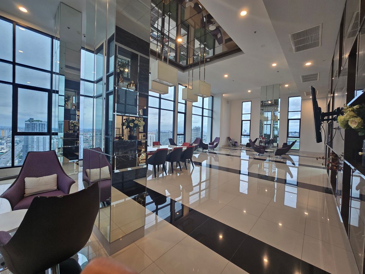 For SaleCondoThaphra, Talat Phlu, Wutthakat : Supalai Loft Condo, Talat Phlu Station, Floor 31, Rim 63.12 sqm. Ready to stay immediately. Beautiful view.