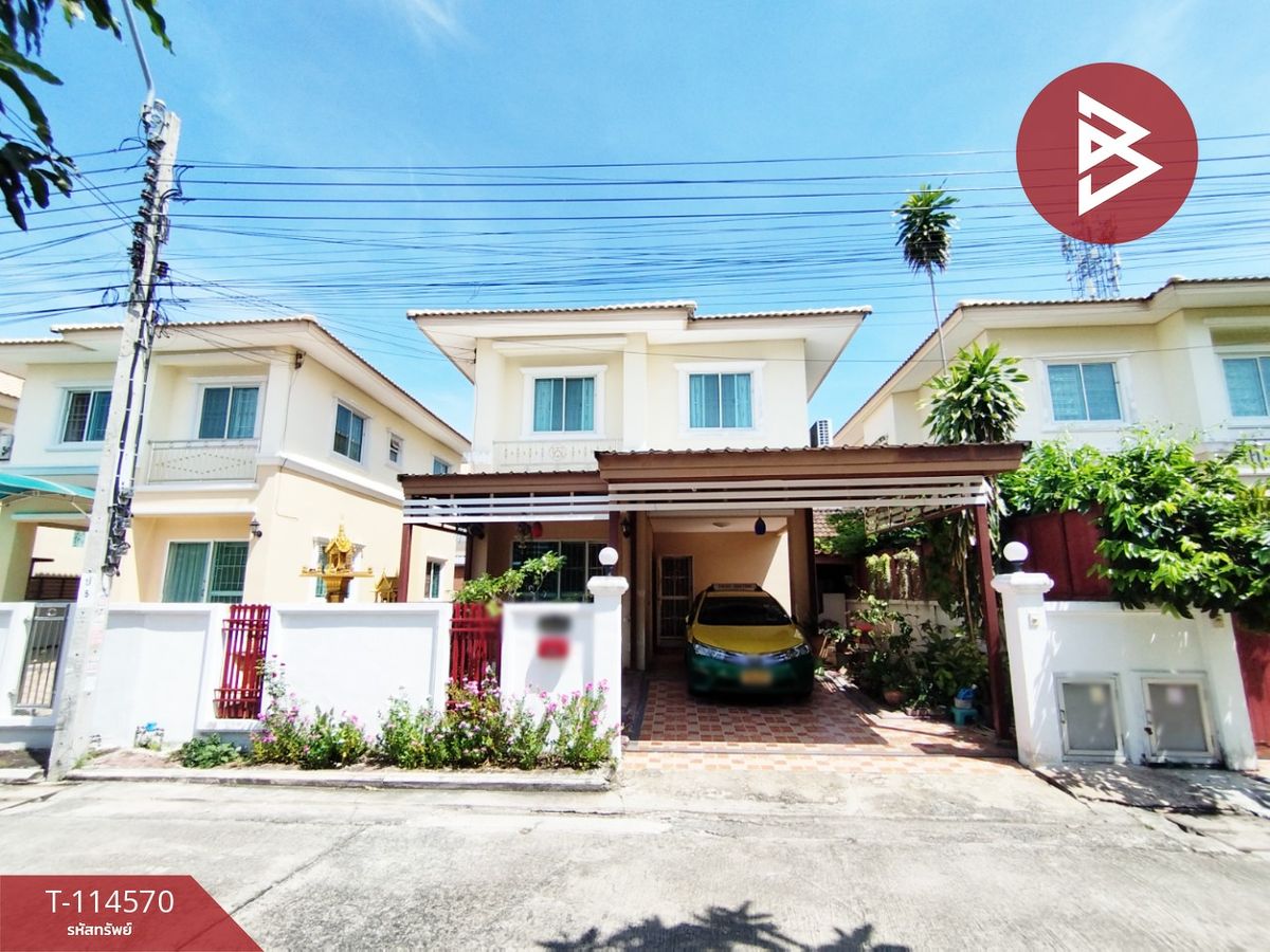 For SaleSamut Prakan,Samrong : Twin house for sale, KC Park Village Bang Na-Thepharak Phraeksa Mai Samut Prakan