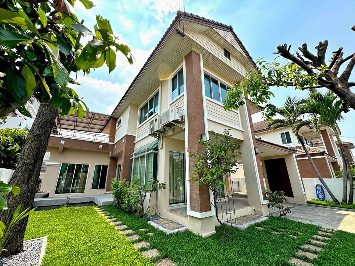 ให้เช่าบ้านมีนบุรี-ร่มเกล้า : HR2594ให้เช่าบ้านเดี่ยว หมู่บ้านสัมมากร รามคำแหง 112 เดินทางสะดวกใกล้วงแหวนรอบนอก เหมาะอยู่อาศัย