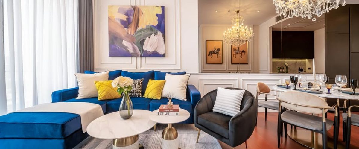 CondoSukhumvit, Asoke, Thonglor : ✨ The best of luxury! Condo KHUN by Yoo Sukhumvit 55 (Thonglor), beautiful room, rewarding with Thonglor view, whole line!  🥂