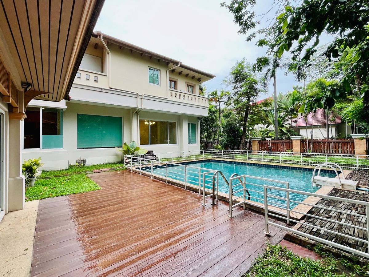 ให้เช่าบ้านบางนา แบริ่ง ลาซาล : เช่าพฤกษ์ภิรมย์รีเจ้นท์สุขุมวิท บางนา บ้านเดี่ยวถนนสุขุมวิท ซอยแบริ่ง สุขุมวิท 107 ซอยลาซาล สุขุมวิท 105 บ้านเดี่ยวพร้อมสระว่ายน้ำ 5ห้องนอน