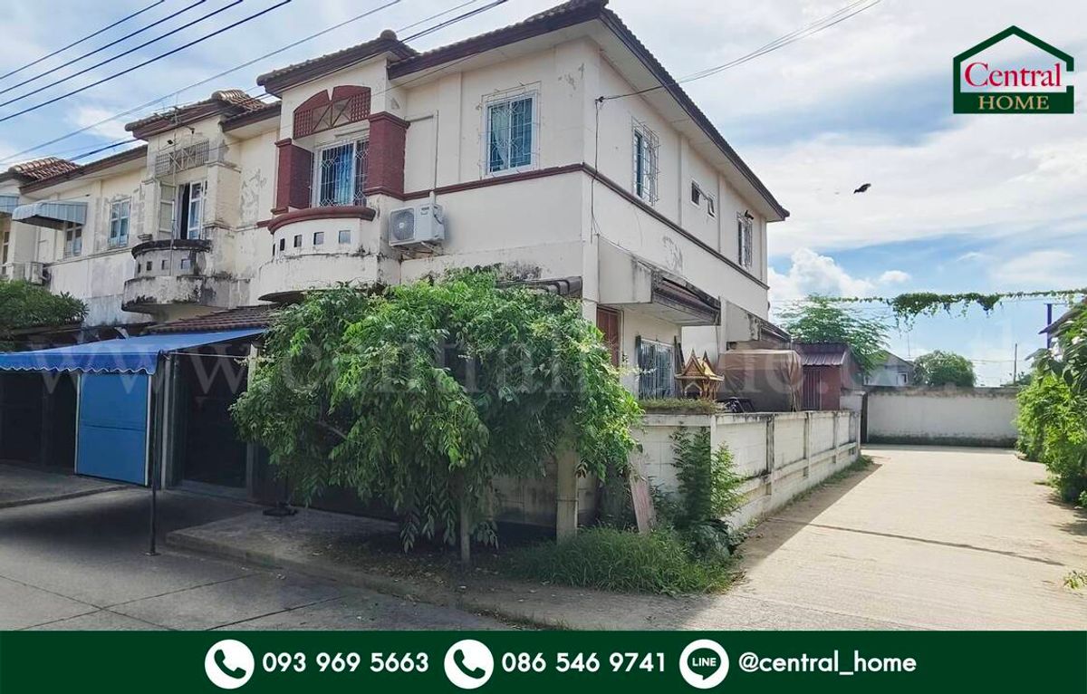 ขายทาวน์โฮมนนทบุรี บางใหญ่ บางบัวทอง : ทาวน์เฮ้าส์ ปิยวรารมย์ 1 บางกรวย - ไทรน้อย หลังมุม ราคาถูก