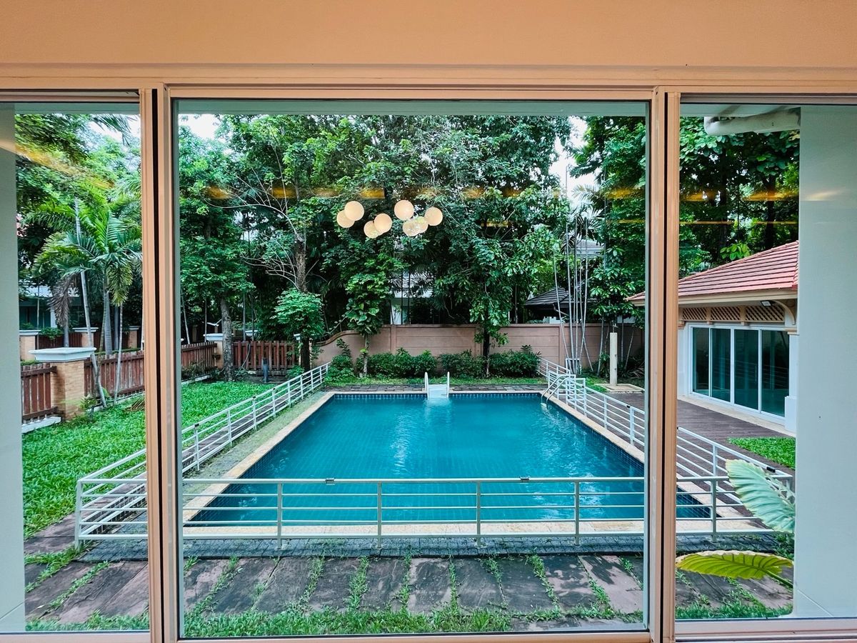 ให้เช่าบ้านบางนา แบริ่ง ลาซาล : เช่าพฤกษ์ภิรมย์รีเจ้นท์สุขุมวิท บางนา บ้านเดี่ยวถนนสุขุมวิท ซอยแบริ่ง สุขุมวิท 107 ซอยลาซาล สุขุมวิท 105 บ้านเดี่ยวพร้อมสระว่ายน้ำ 5ห้องนอน