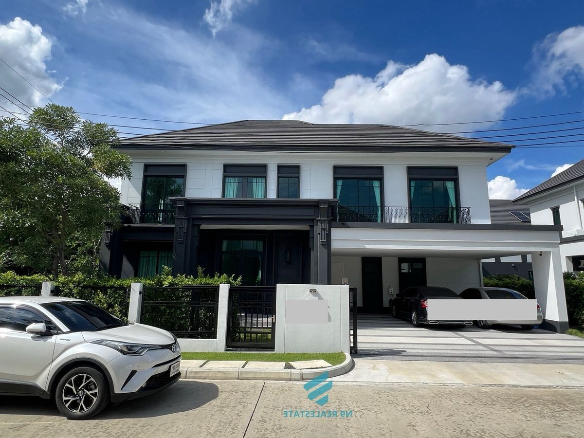 ขายบ้านบางแค เพชรเกษม : (หลังมุม/โซนส่วนตัว) เศรษฐสิริ ราชพฤกษ์ -สาย1 บ้านตกแต่งแล้ว พร้อมอยู่ 4 ห้องนอน 
119 ตรว. 3 ที่จอด ใกล้ สาทร สีลม ศิริราช
