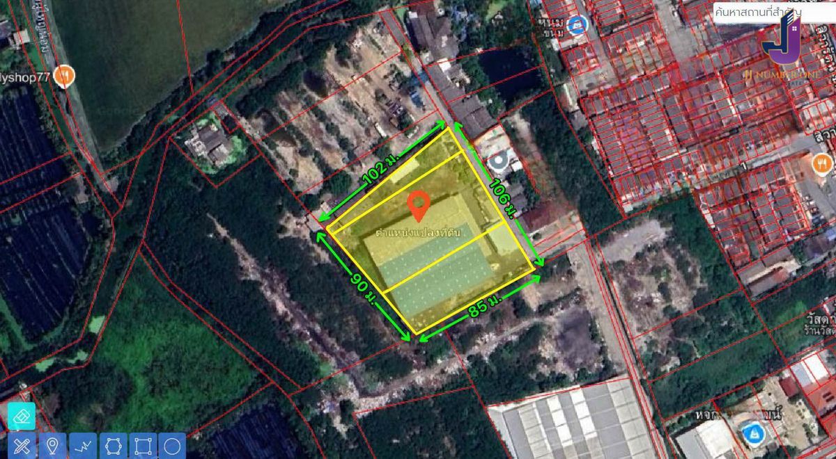 For SaleWarehousePhutthamonthon, Salaya : Land for sale with 3 warehouses, Phutthamonthon Sai 4 building, area of ​​5-36 rai, with an office building of over 200 sq.m. and staff rooms. And have a license for Ror. 4